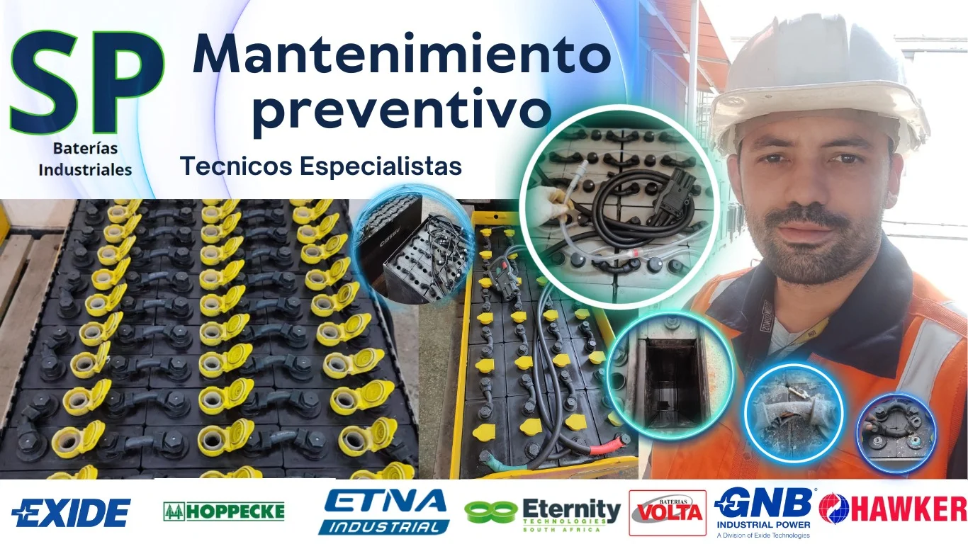 Mantenimiento Preventivo de baterias industriales