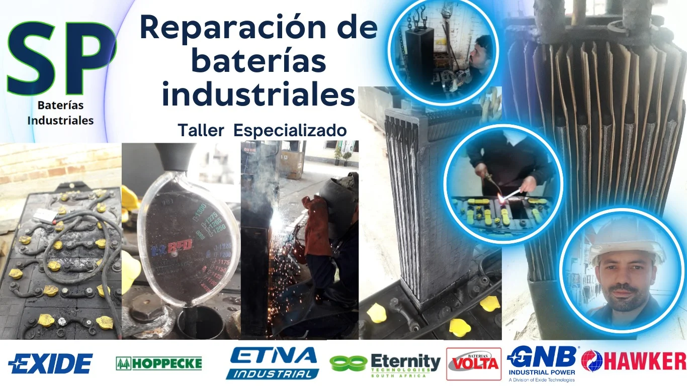 Reparación de baterias industriales